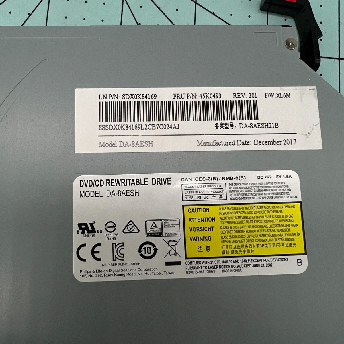 DVD/CD Rewritable Drive DA-8AESH | eBay