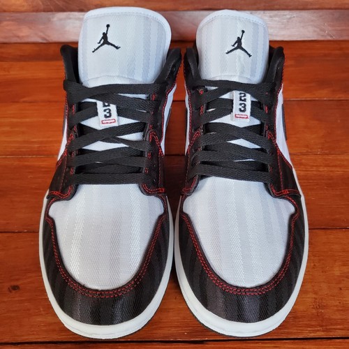 Nike Air Jordan 1 Low SE Shoes Utility Black Gym Red DD9337-106 Sz 11W/9.5M New - Picture 5 of 9