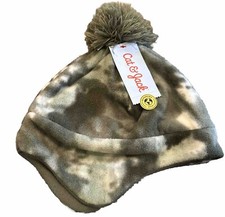 Boys Tie-Dye Earflap Hat - Cat  Jack Green Camo OSFM Winter New/Tags