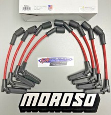 Moroso 52034 Ultra Spark Plug Wire Set Chevy Ls Red 90 Degree Plug Boots
