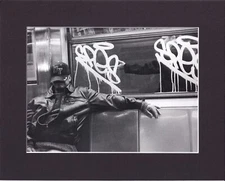 8X10" Matted Print Art Picture Street Art Graffiti: Acid Etching Graffiti