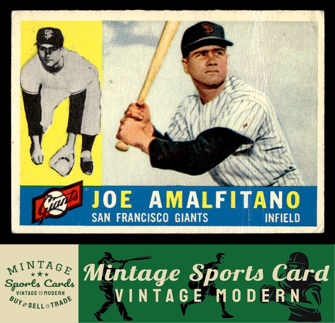 1960 Topps - Joe Amalfitano - #356 San Francisco Giants Low Grade Filler