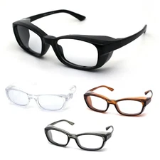 Fit Over Eyeglasses Safety UV Blue Light Eye Protection Computer Glasses