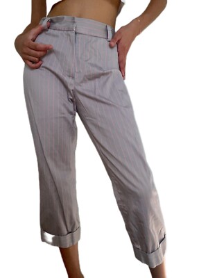 Abology Purple Striped Short Pants Cotton SIZE 4 SMALL Dress Pants | eBay