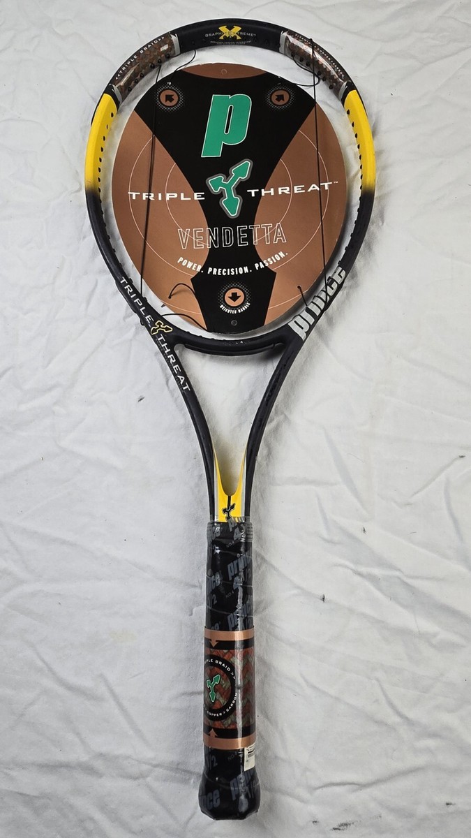 VTG NOS Prince Triple Threat Vendetta Tennis Racket TC76A 4 1/2