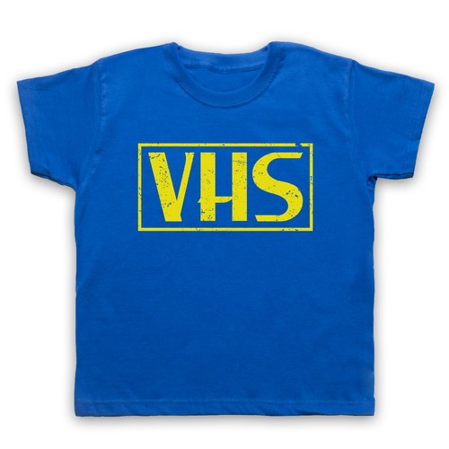 VHS Video Cassette Retro Technology Tech Childrens Kids T-Shirt All Sizes & Cols - Picture 4 of 14