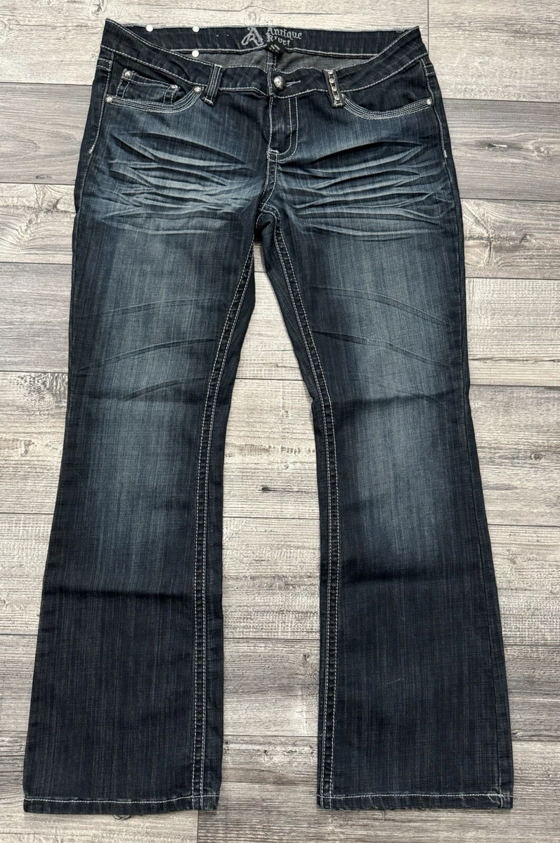 Jeans Femme Antique Rivet Bleu Clair – Taille 26, Coupe Skinny, Neuf Sans étiquette