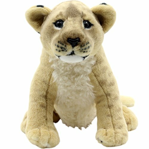 TAGLN Plush Toy Animal Tiger Lion Leopard Sitting Posture 25 CM (Liones) | eBay