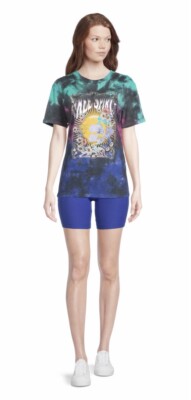 NWT JUNIOR'S NO BOUNDARIES GALAXY BLUE BIKE SHORTS WITH POCKETS SIZE XL