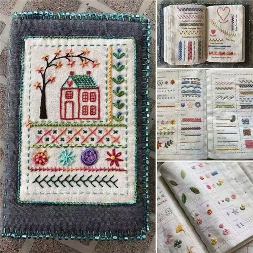 DIY Stitch Book To Improve Your Embroidery And Sewing Skills for Beginners Adult - Picture 12 of 16