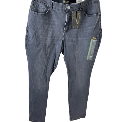 LEE SKINNY JEANS SIZE 18M GRAY MID RISE 