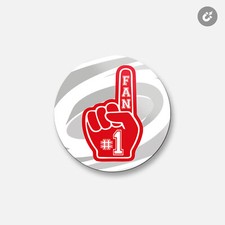 Carolina Hurricanes NHL  4'' X 4'' Round Decorative Magnet