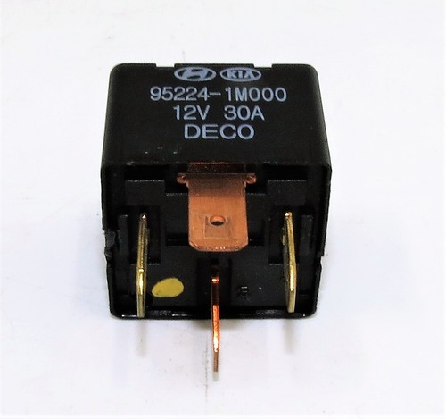 Relé negro multiuso original Hyundai Kia 4 hojas 95224-1M000 12V 30A decorativo - Imagen 10 de 11