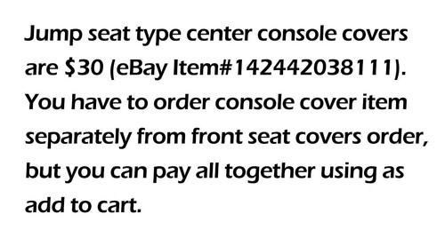 for FORD F-150 SEAT COVERS 2004-2008 CUSTOM FIT 2 FRONT PAIR BUILT IN SEATBELT - Picture 6 of 18