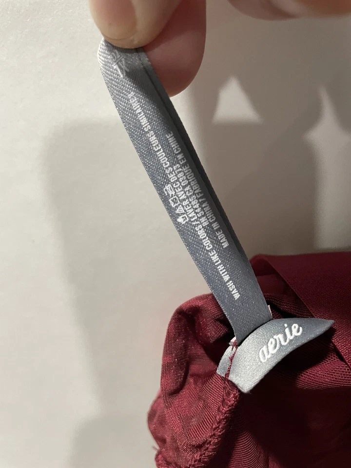 aerie sport bra burgundy size XL - Image 3 of 4