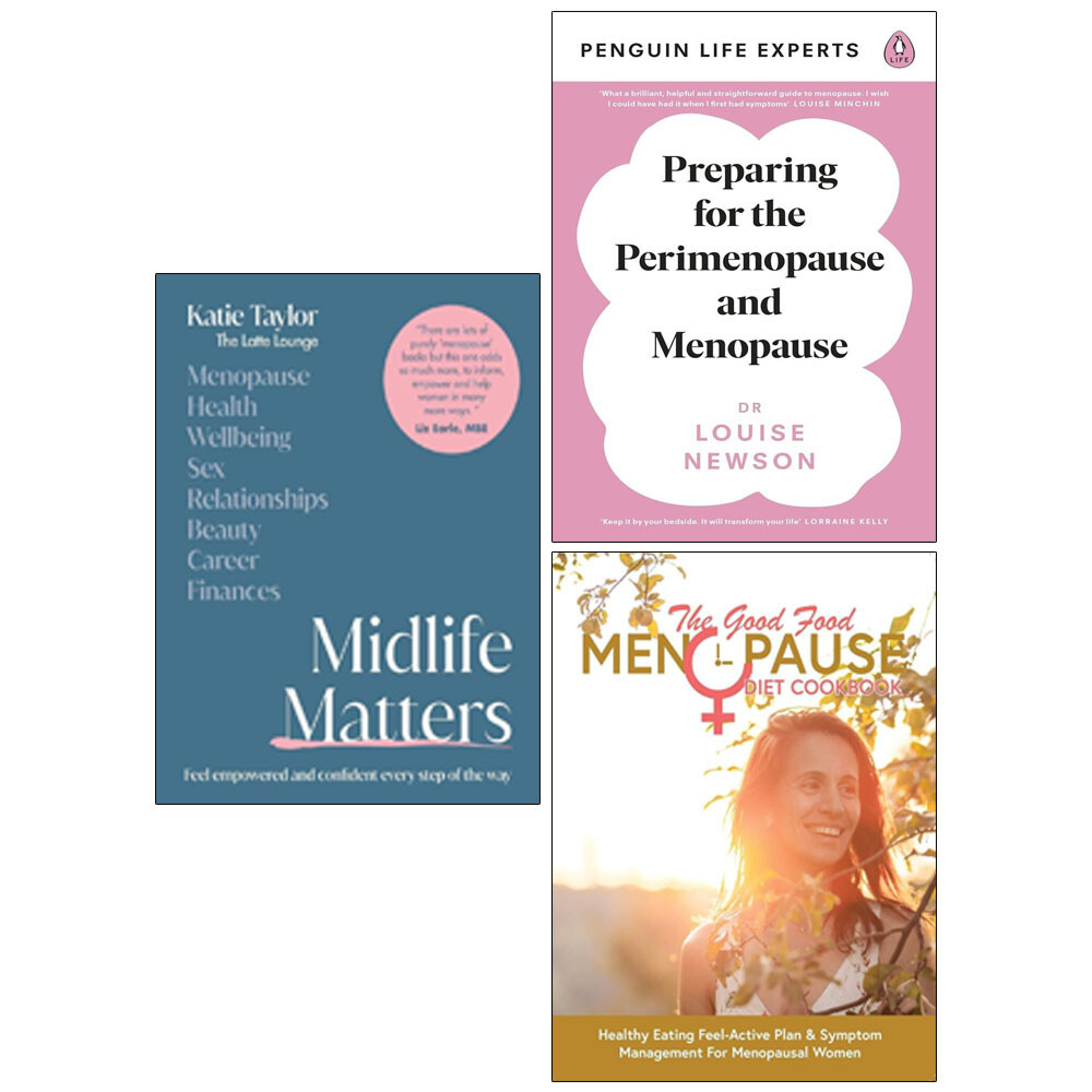 Midlife Matters, Good Food Menopause Diet, Preparing for Perimenopause 3 Books