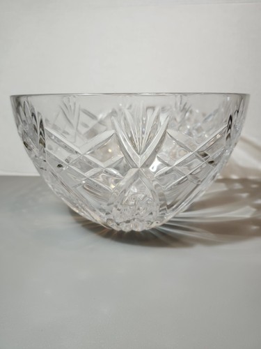 Waterford Westbrooke 10" Clear Lead Crystal Fruit Candy Bowl G8748 Vase Signed - Picture 3 of 10