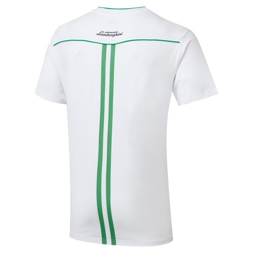 Lamborghini Squadra Corse Men's Travel T-Shirt White - Picture 4 of 4