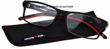 SALE NEW PICK STRENGTH Foster Grant IRONMAN IM2000 Reading Glasses Black/Red
