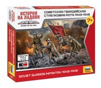 Soviet Guards Infantry 1943-1945 Figure 1:72 Kunststoff Modell Kit Zvezda