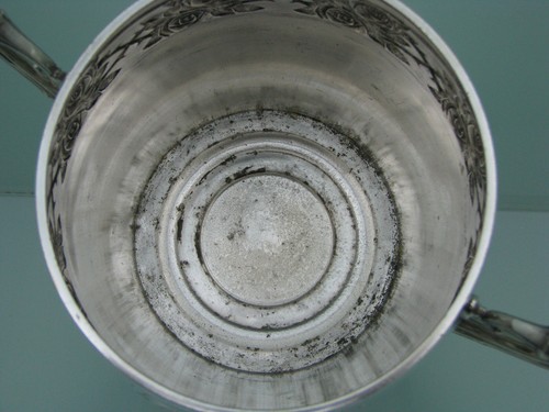 WMF - fino Art Nouveau ~1910 - -- ENFRIADOR DE VINO champán de champán - plateado -- - - Imagen 13 de 17