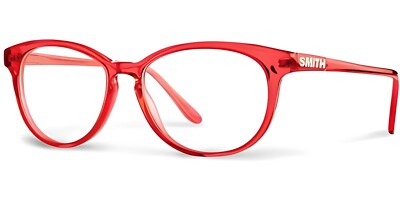 New Smith Eyeglasses w Soft Case - Finley 05M9 - Translucent Red (51-16-140)