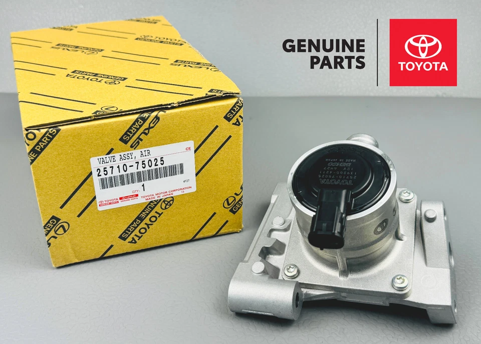 25710-75025 TOYOTA HIACE HILUX  VALVE ASSY, AIR SWITCHING 2571075025 NEW OEM - Image 2 of 4