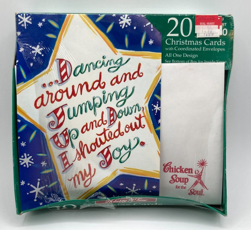 Chicken Soup for the Soul 20 Christmas Greeting Cards "Dancing Around Jumping Up - Picture 2 of 5
