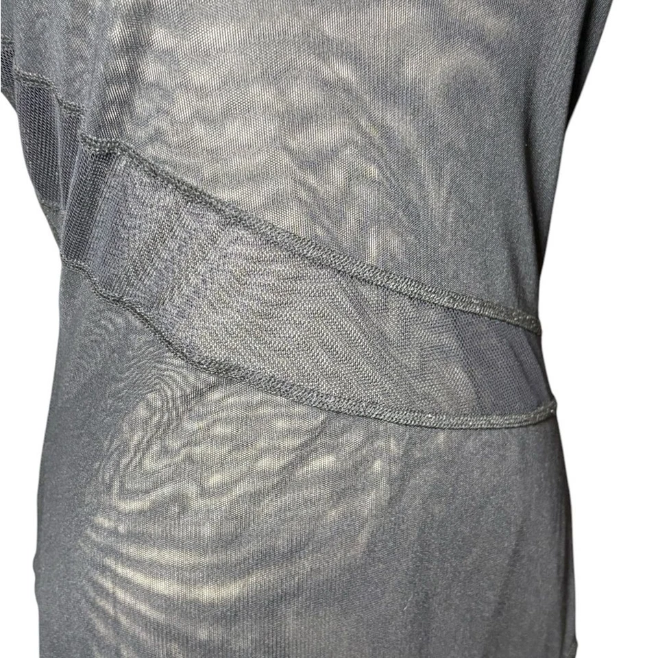 Top Alala Negro Transparente Manga Larga Talla S Malla Foto 3 de 4