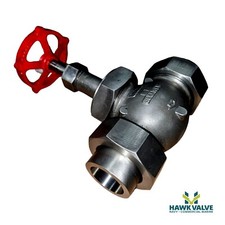 1" TITANIUM 400 UESW GLOBE VALVE 803-4384536-56A (MOD) MILW FIG 536A/B