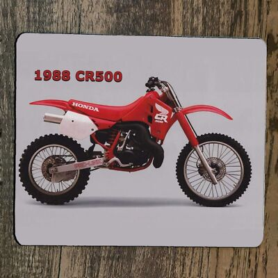 #ad Mouse Pad 1988 CR500 Honda Dirt Bike Motocross Motorcycle $13.95