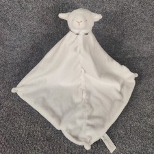 Angel Dear Sheep Lovey Lamb Security Blanket Sleep Closed Eyes Terry Knotted Toy