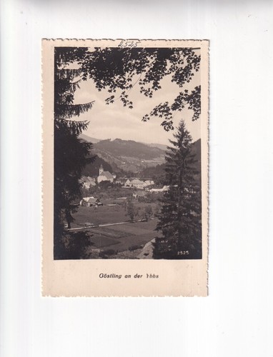 4675) GÖSTLING an der Ybbs - Kirche Häuser  SEHR ALT !
