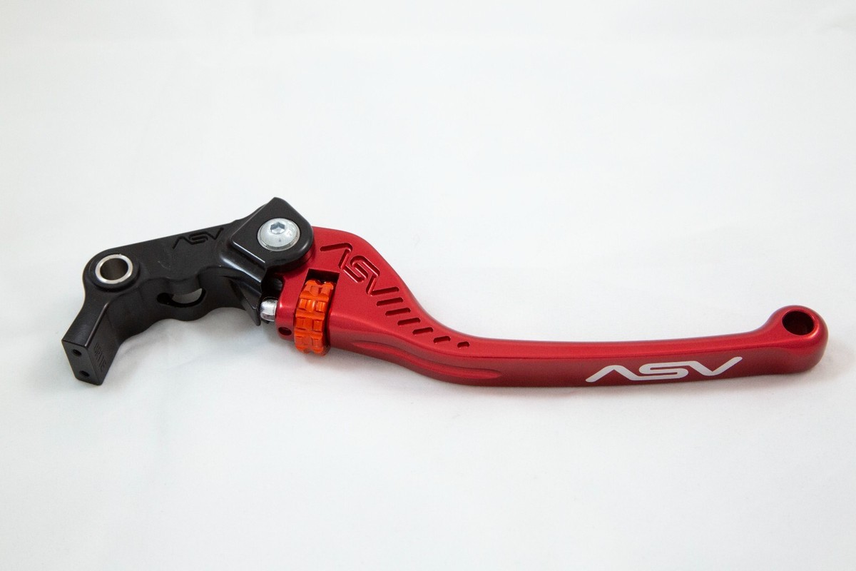 ASV F3 Lever Set Kawasaki ZX6R 636 2019 - 2025 Red Long Brake