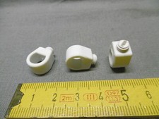 Bagues coulissantes serre câble (3)  Ø extérieur 12 mm plastique blanc (réf S12)