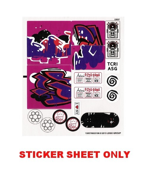 LEGO 79104 - TMNT - The Shellraiser Street Chase - STICKER