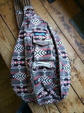 Kavu Rope Sling Bag, Adjustable Straps, Southwest, Aztec Print, Very Nice