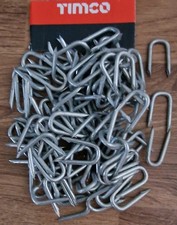 Galvanised Staples U Nails Netting Fencing Post Chicken Wire 20mm  4.29 per metre