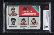 1975 Topps Team Leaders Rudy Tomjanovich Calvin Murphy Mike Newlin Rookie RC 0q3
