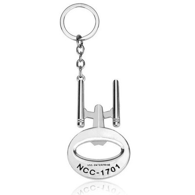 NCC-1701 Schlüsselanhänger Auto Geschenk Flaschenöffner Raumschiff