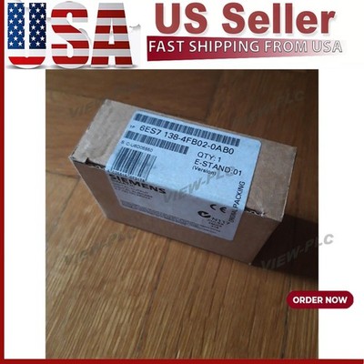 New Siemens 6ES7138-4FB02-0AB0 6ES7 138-4FB02-0AB0 ELECTRON. MODULE F ET200S