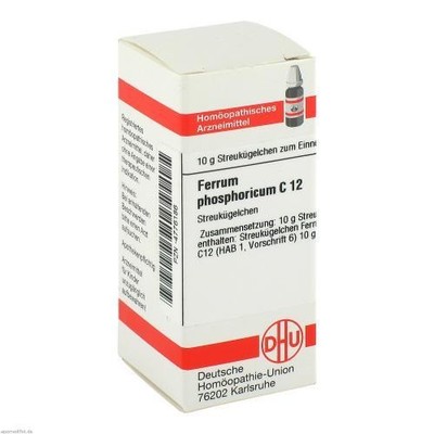 3x FERRUM PHOSPHORICUM C 12 Globuli 10 G PZN 4776186