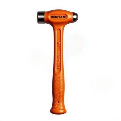 Trusty-Cook Ball Peen Steel Dead Blow Hammer, 50 oz Model TC50BP ORANGE