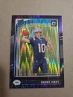 2024 Panini Donruss Optic Rated Rookie Drake Maye #229 Purple Shock Prizm (RC)