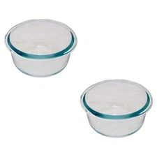 Snapware 7202R 1 Cup Total Solutions Glass Bowl (2-Pack) - Made in USA