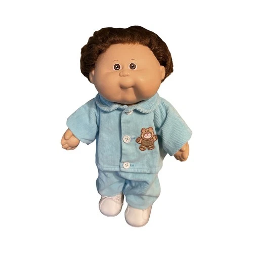New Listing1987 Cabbage Patch. Splashin’, Brown Hair, Brown, Boy, Blue Teddy Pj