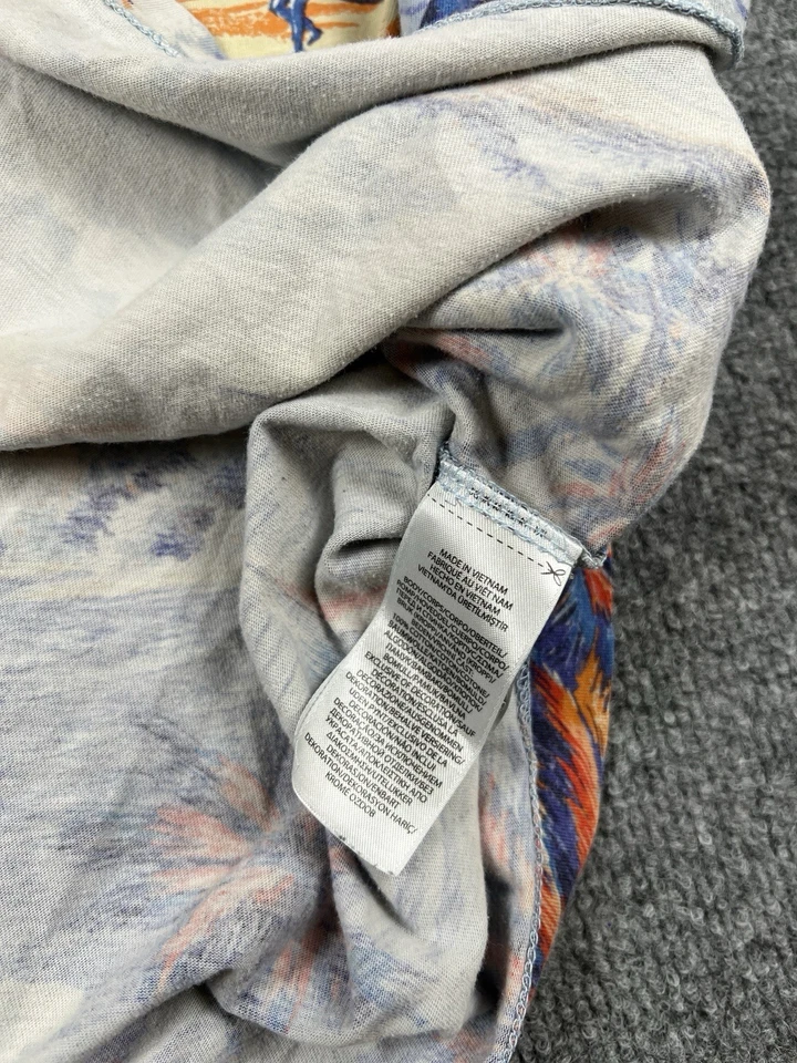 Мужская гавайская футболка Polo Ralph Lauren размер XL классический крой с тропическим цветочным узором AOP - Изображение 4 из 4