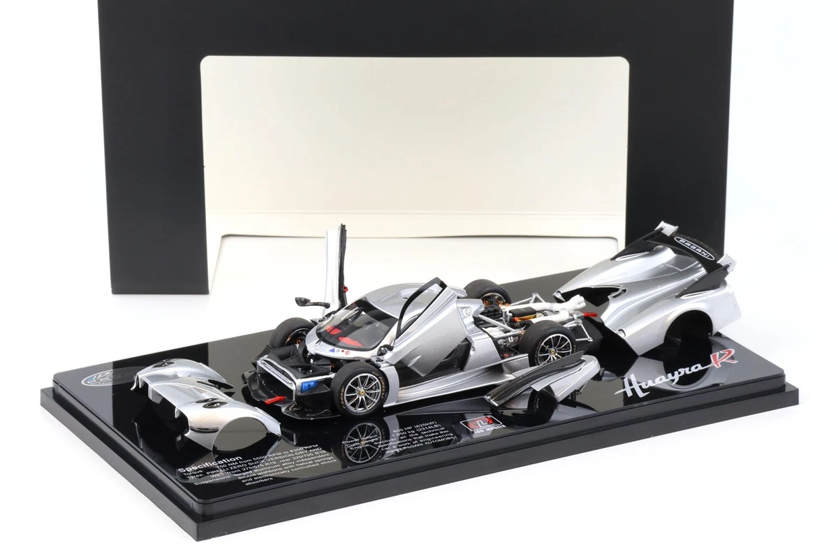 Spark 1/43 Pagani Zonda F Coupé AMG 2005 – Argenté (S0199) – Occasion Boîte