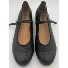 BLOCH Techno Tap Womens SZ 11.5 Black Leather Mary Jane Tap Dance Shoes