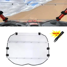 Scratch Resistant Full Windshield for Can-Am Maverick X3/Max 17-22-Light Tint
